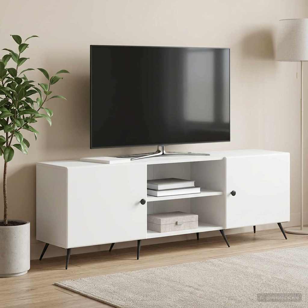 TV Cabinet 150 x 31 x 50 cm Engineered Wood White