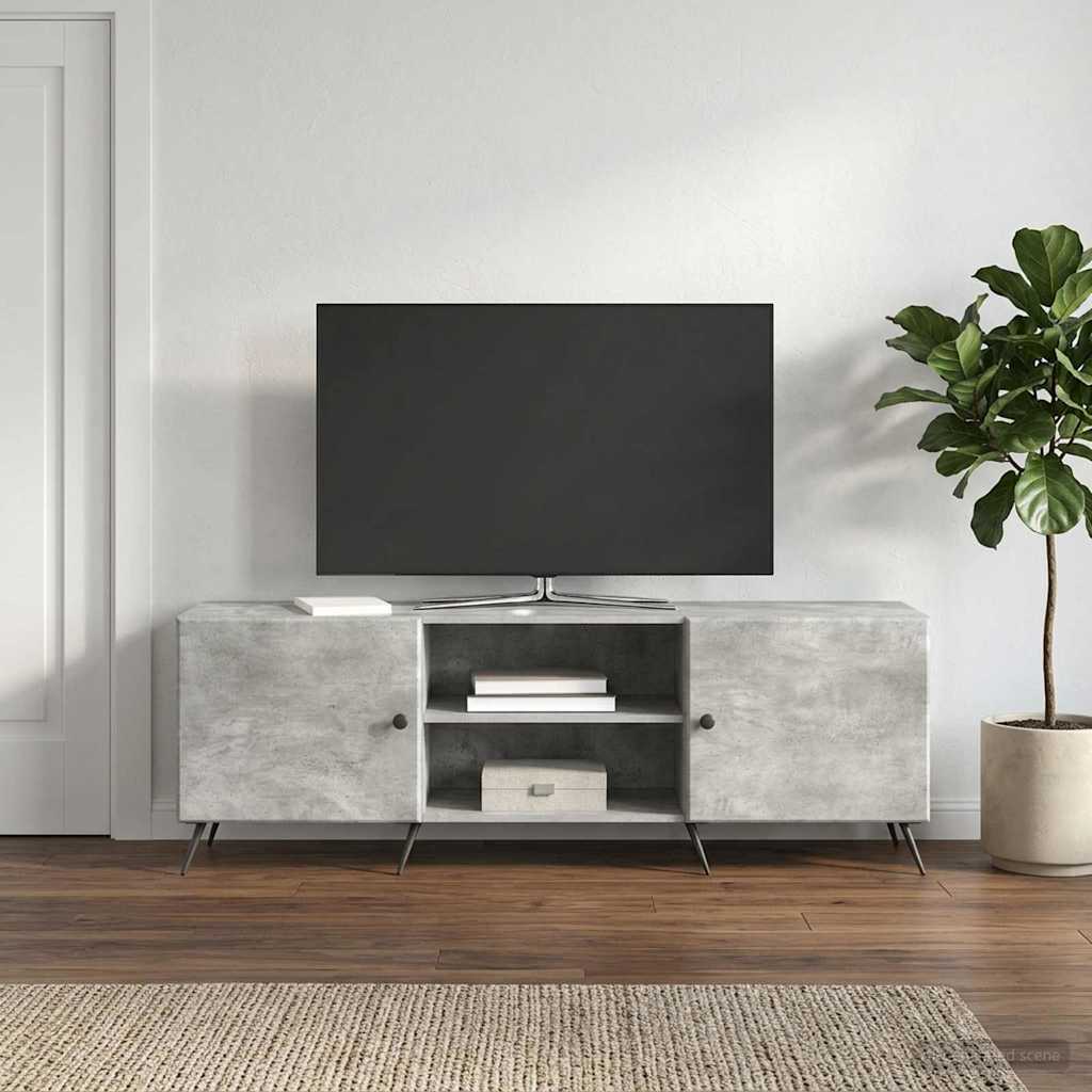 TV Cabinet 150 x 31 x 50 cm Engineered Wood Concrete grey