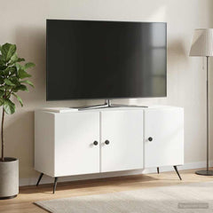 TV Cabinet 99 x 34.5 x 50 cm Engineered Wood White