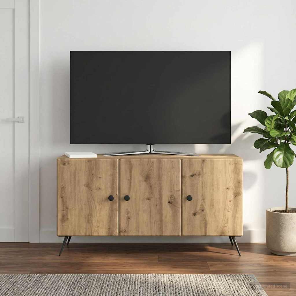 TV Cabinet 99 x 34.5 x 50 cm Engineered Wood Artisan oak