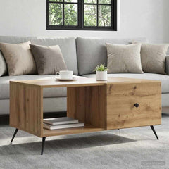 Coffee Table 90 x 50 x 40 cm Engineered Wood Artisan oak