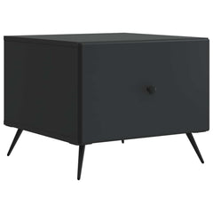 Coffee Table 49 x 50 x 40 cm Engineered Wood Black
