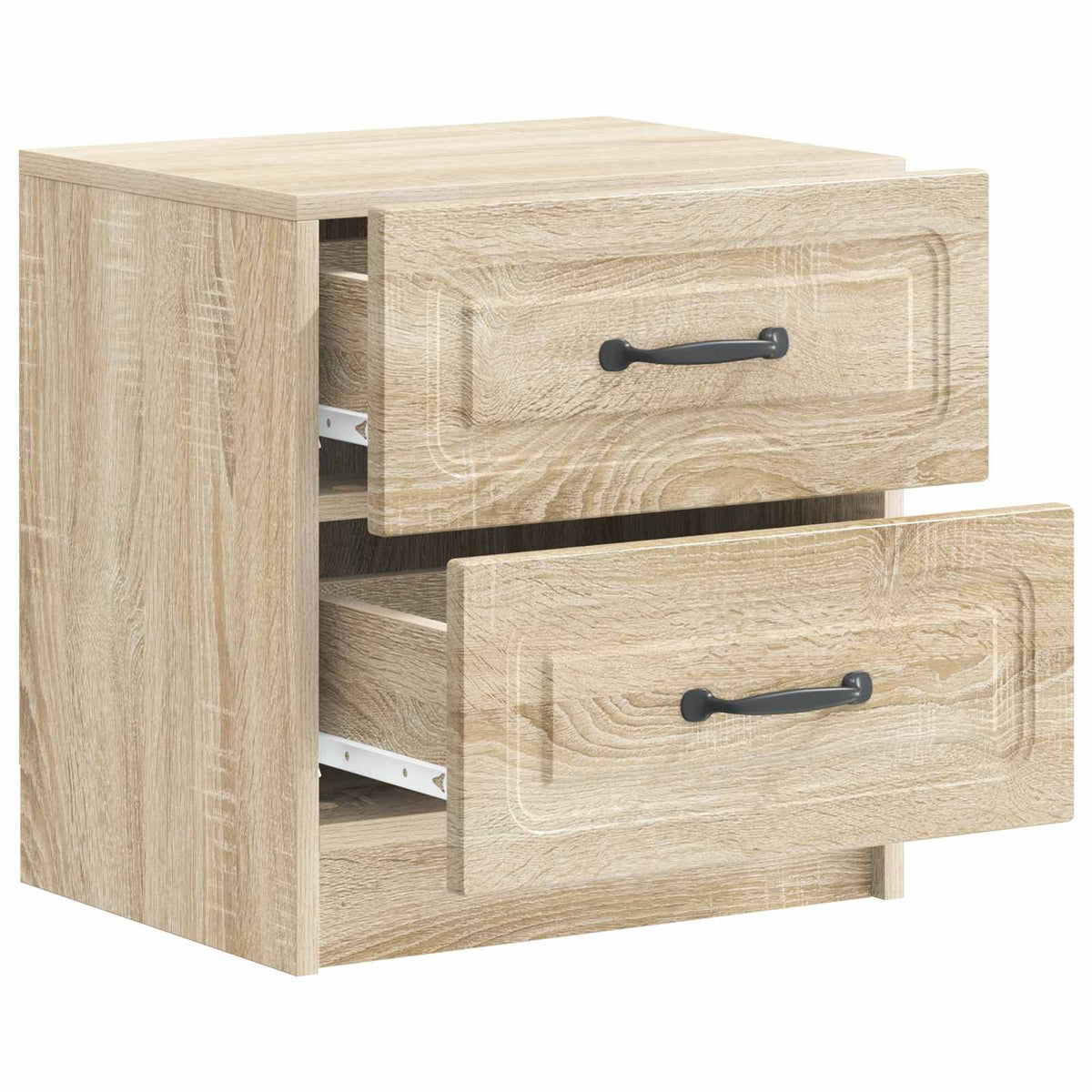 vidaXL Bedside Cabinet 2 pcs Sonoma Oak 43 x 34.5 x 44.5 cm 6