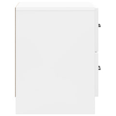 vidaXL Bedside Cabinet High Gloss White 43 x 34.5 x 44.5 cm 6