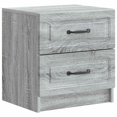 vidaXL Bedside Cabinet 2 pcs Grey Sonoma 43 x 34.5 x 44.5 cm 5