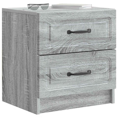vidaXL Bedside Cabinet 2 pcs Grey Sonoma 43 x 34.5 x 44.5 cm 3