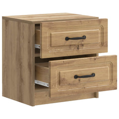 vidaXL Bedside Cabinet 2 pcs Artisan Oak 43 x 34.5 x 44.5 cm 6