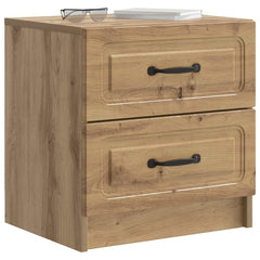 vidaXL Bedside Cabinet 2 pcs Artisan Oak 43 x 34.5 x 44.5 cm 3