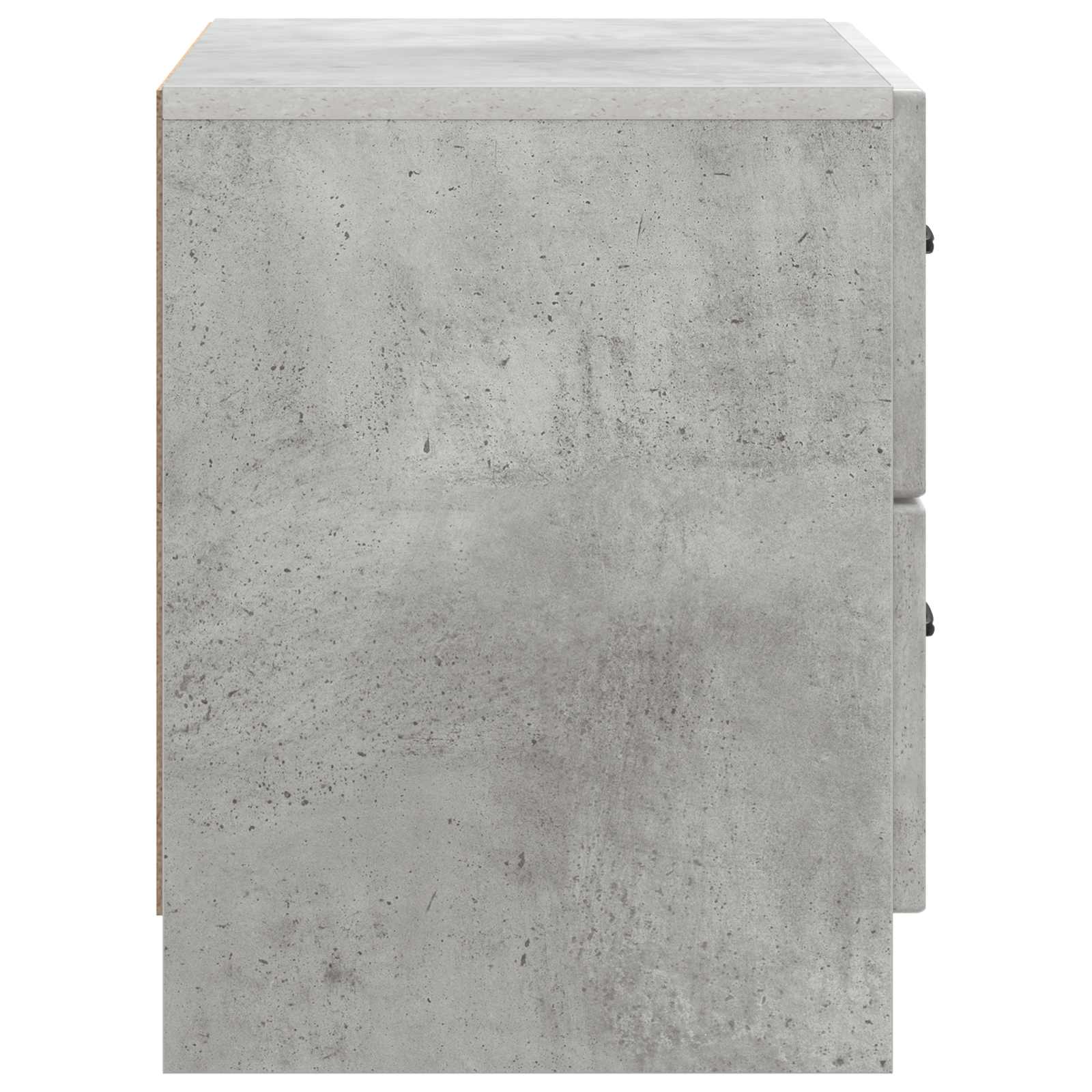 vidaXL Bedside Cabinet Concrete Grey 62 x 34.5 x 44.5 cm 6