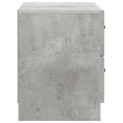 vidaXL Bedside Cabinet Concrete Grey 62 x 34.5 x 44.5 cm 6