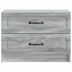 vidaXL Bedside Cabinet Grey Sonoma 62 x 34.5 x 44.5 cm Engineered Wood 5