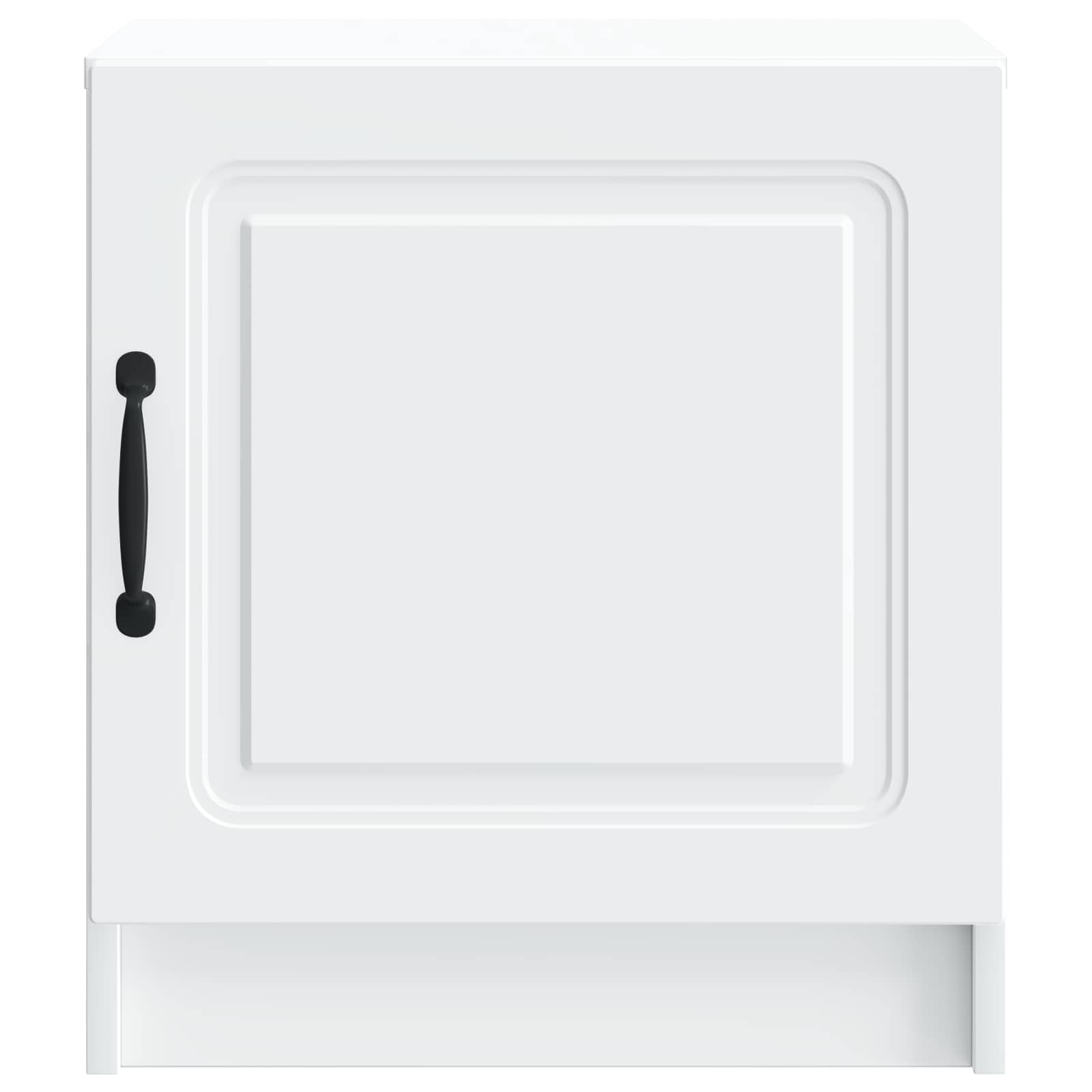 vidaXL Bedside Cabinet White 43 x 34.5 x 47 cm Engineered Wood 5