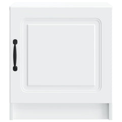 vidaXL Bedside Cabinet White 43 x 34.5 x 47 cm Engineered Wood 5
