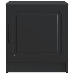 vidaXL Bedside Cabinet Black 43 x 34.5 x 47 cm Engineered Wood 5