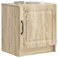 vidaXL Bedside Cabinet Sonoma Oak 43 x 34.5 x 47 cm Engineered Wood 3