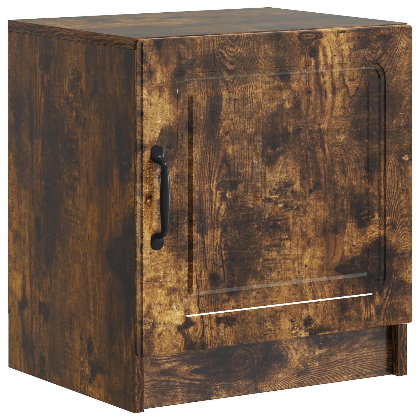 vidaXL Bedside Cabinet Smoked Oak 43 x 34.5 x 47 cm Engineered Wood 2