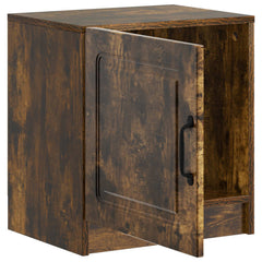 vidaXL Bedside Cabinet Smoked Oak 43 x 34.5 x 47 cm Engineered Wood 4