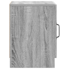 vidaXL Bedside Cabinet Grey Sonoma 43 x 34.5 x 47 cm Engineered Wood 6