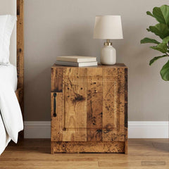 vidaXL Bedside Cabinet Old Wood 43 x 34.5 x 47 cm Engineered Wood 1
