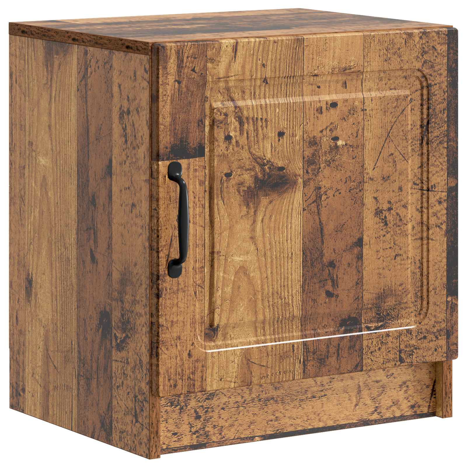 vidaXL Bedside Cabinet Old Wood 43 x 34.5 x 47 cm Engineered Wood 2