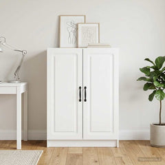 Sideboard 66 x 34.5 x 87 cm Engineered Wood White