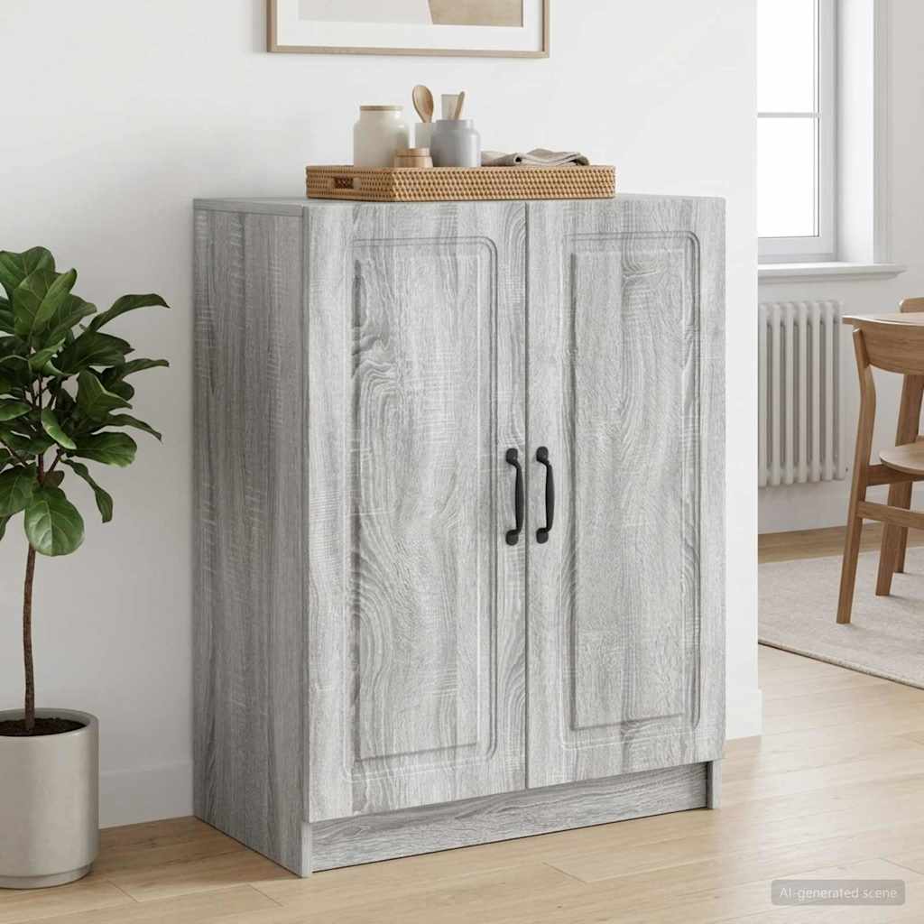Sideboard 66 x 34.5 x 87 cm Engineered Wood Grey sonoma