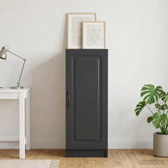 vidaXL Sideboard Black 33 x 34.5 x 87 cm Engineered Wood 4