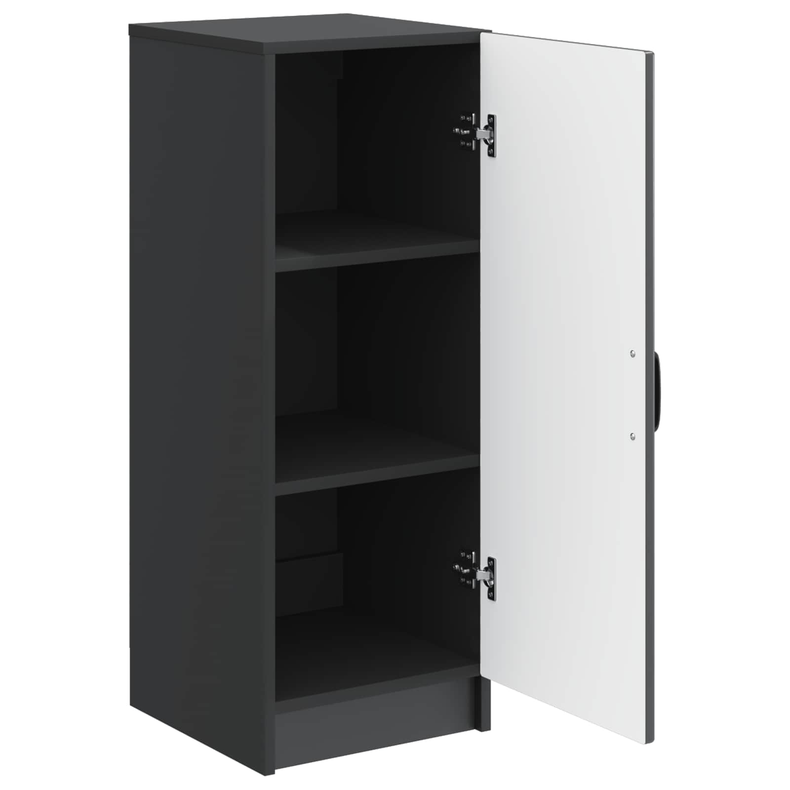 vidaXL Sideboard Black 33 x 34.5 x 87 cm Engineered Wood 5