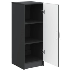 vidaXL Sideboard Black 33 x 34.5 x 87 cm Engineered Wood 5