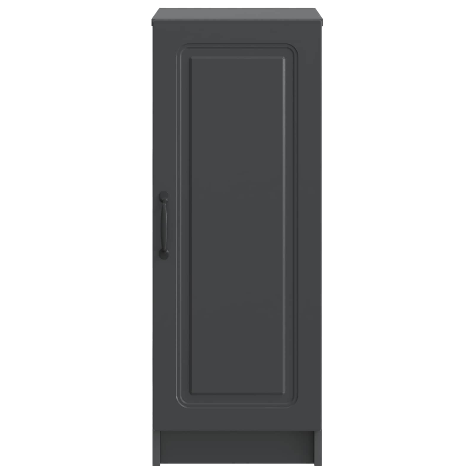 vidaXL Sideboard Black 33 x 34.5 x 87 cm Engineered Wood 6