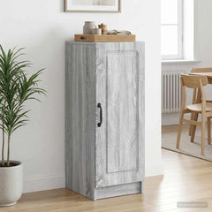 vidaXL Sideboard Grey Sonoma 33 x 34.5 x 87 cm Engineered Wood 1