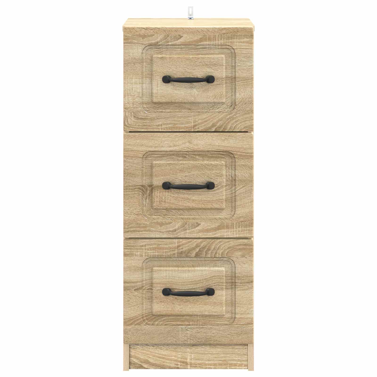 vidaXL Drawer Cabinet Sonoma Oak 33 x 34.5 x 87 cm Engineered Wood 6