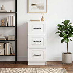 Drawer Cabinet High Gloss White, image 4