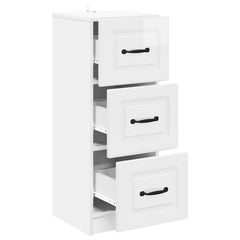 Drawer Cabinet High Gloss White, image 5