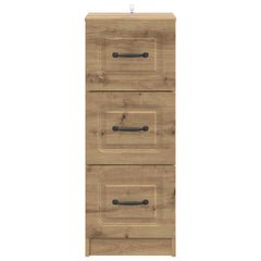 vidaXL Drawer Cabinet 33 x 34.5 x 87 cm Engineered Wood Artisan Oak 6