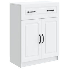 Sideboard 66 x 34.5 x 87 cm Engineered Wood White