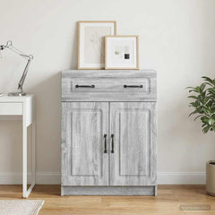 Sideboard 66 x 34.5 x 87 cm Engineered Wood Grey sonoma