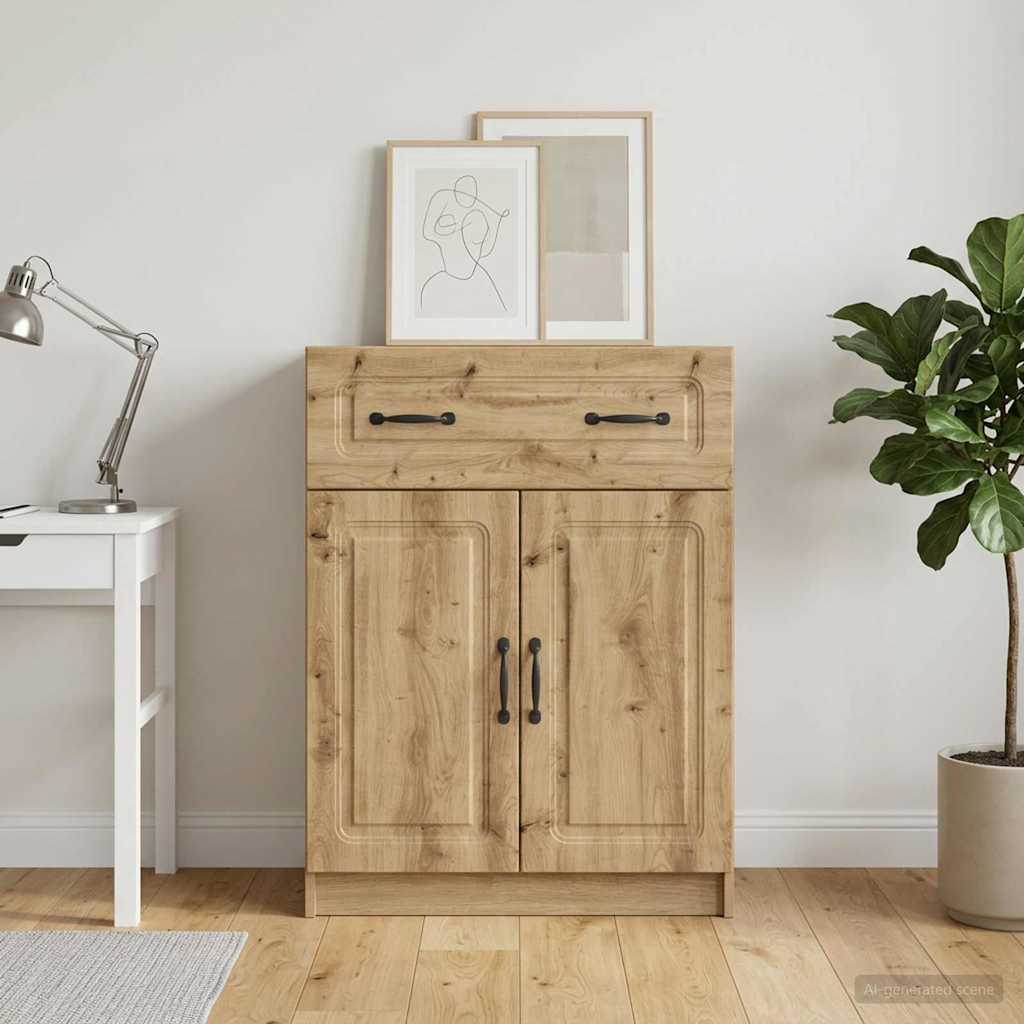 Sideboard 66 x 34.5 x 87 cm Engineered Wood Artisan oak