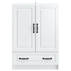 Sideboard 66 x 34.5 x 92 cm Engineered Wood White