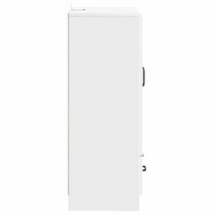 Sideboard 66 x 34.5 x 92 cm Engineered Wood White