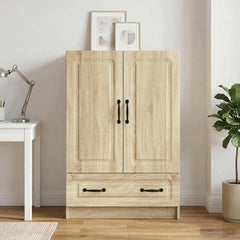 Sideboard 66 x 34.5 x 92 cm Engineered Wood Sonoma oak