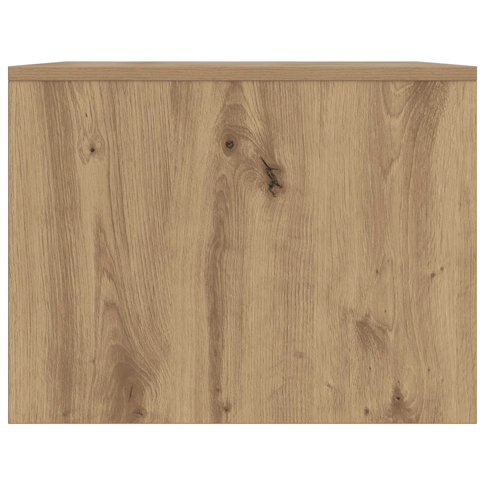 vidaXL Coffee Table Artisan Oak 90 x 50 x 37 cm Engineered Wood 6