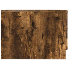 vidaXL Coffee Table Smoked Oak 49 x 50 x 37 cm Engineered Wood 6