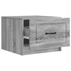 vidaXL Coffee Table Grey Sonoma 49 x 50 x 37 cm Engineered Wood 4