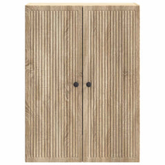 vidaXL Wall-Mounted Cabinet Sonoma Oak 66 x 34.5 x 90 cm 4