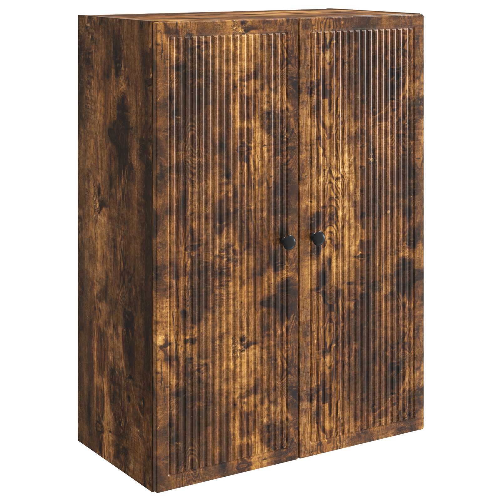 vidaXL Wall-Mounted Cabinet Smoked Oak 66 x 34.5 x 90 cm 2
