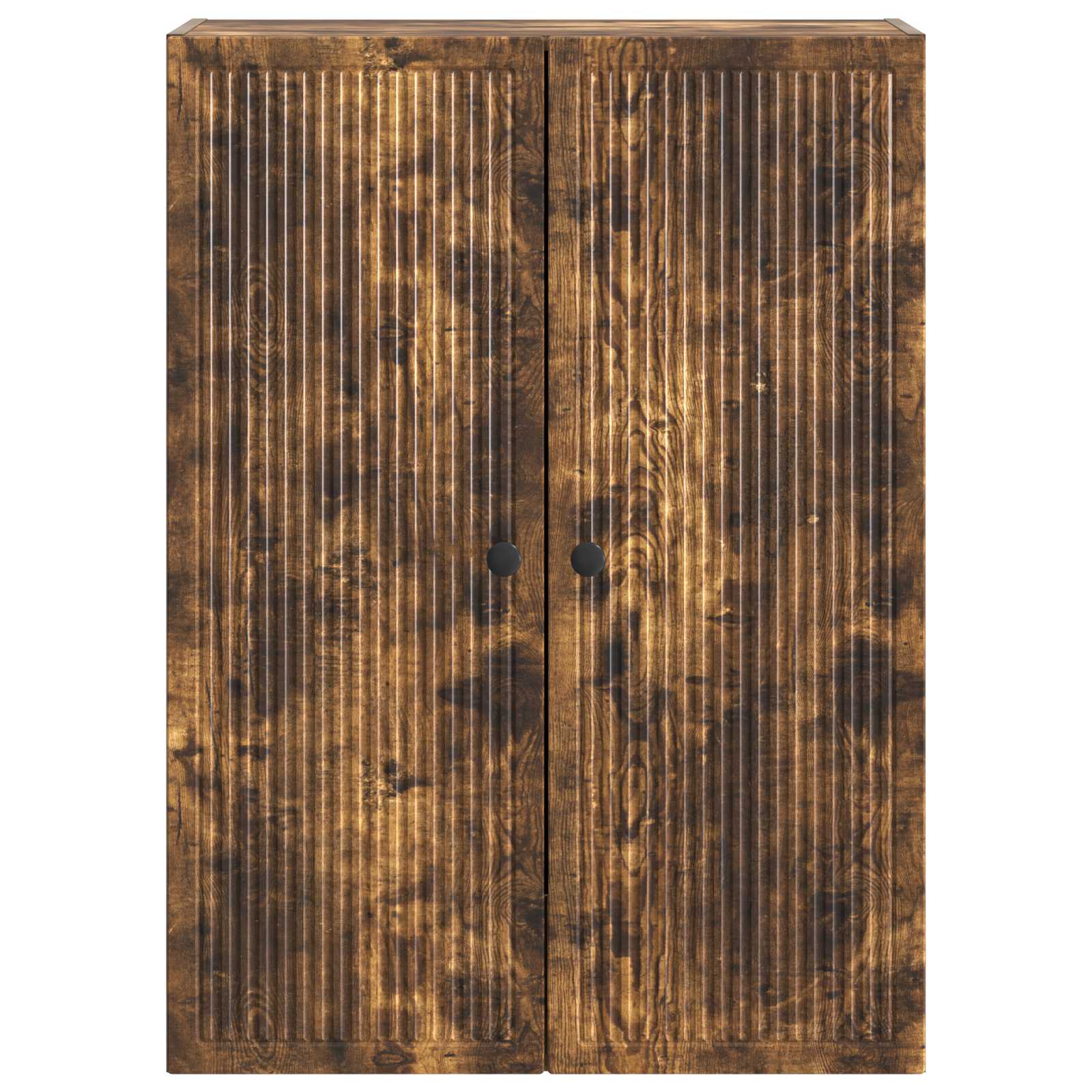 vidaXL Wall-Mounted Cabinet Smoked Oak 66 x 34.5 x 90 cm 4
