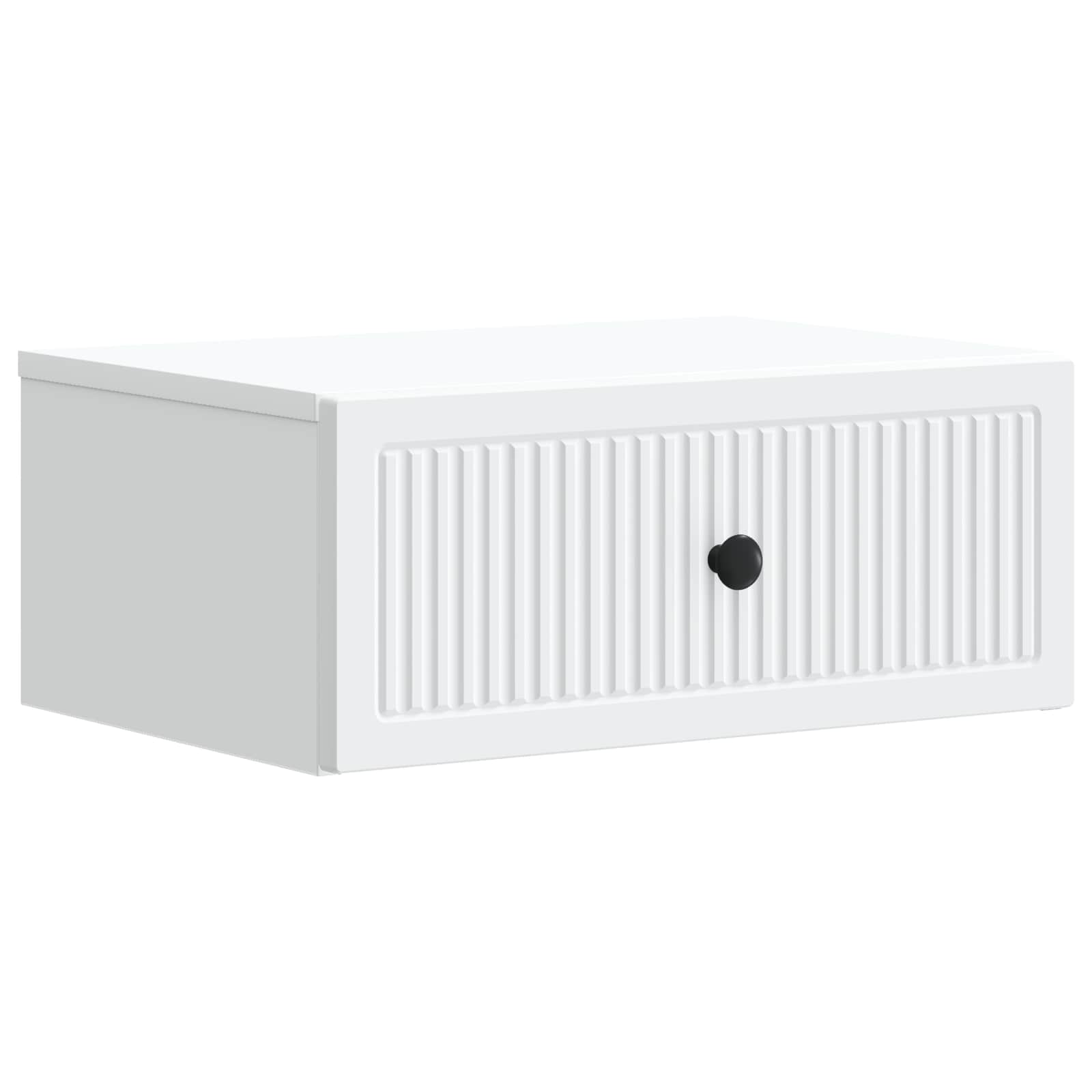 vidaXL Bedside Cabinet White 49 x 34.5 x 20 cm Engineered Wood 2