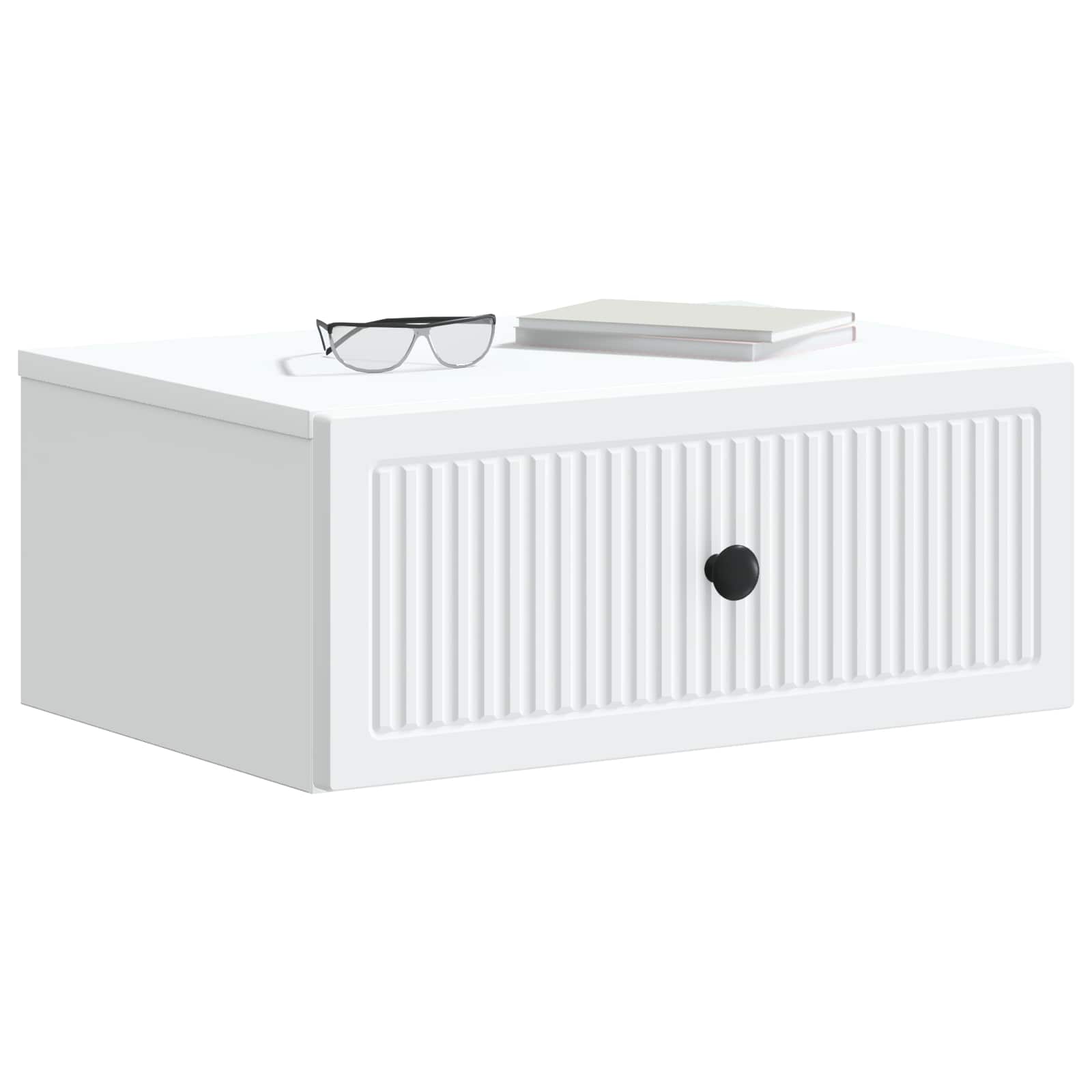 vidaXL Bedside Cabinet 2 pcs White 49 x 34.5 x 20 cm Engineered Wood 3