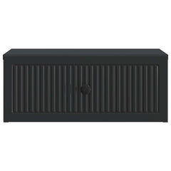 vidaXL Bedside Cabinet Black 49 x 34.5 x 20 cm Engineered Wood 5